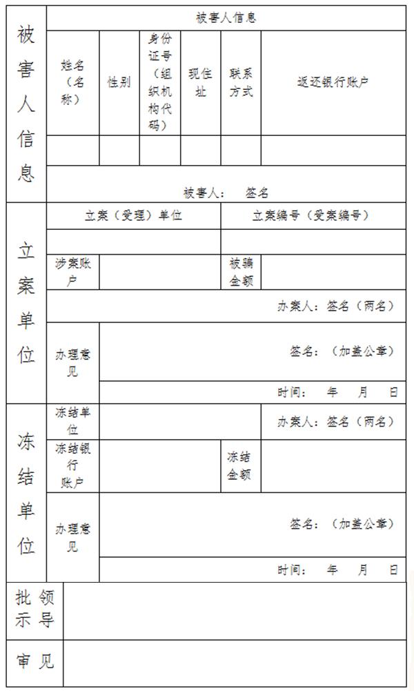 电信诈骗冻结资金归还：银行接通知后最慢3日返还