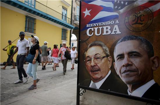奥巴马访古在即 美国时隔50多年将在古巴开旅馆