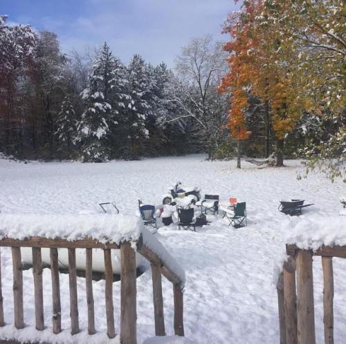 忽如一夜雪花来:美多地10月飘雪迎入秋最冷周末
