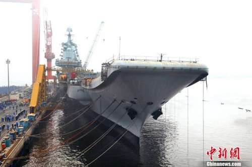 外媒关注中国航母训练功用 称肩负和平使命