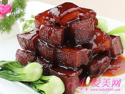 红烧肉吃出美女 引荐5款红烧肉安康食谱