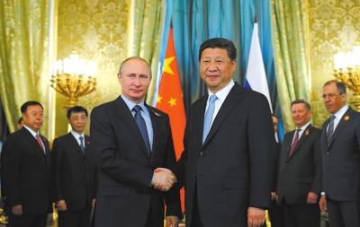 习近平抵达俄罗斯会见普京 双方两年内见面11次