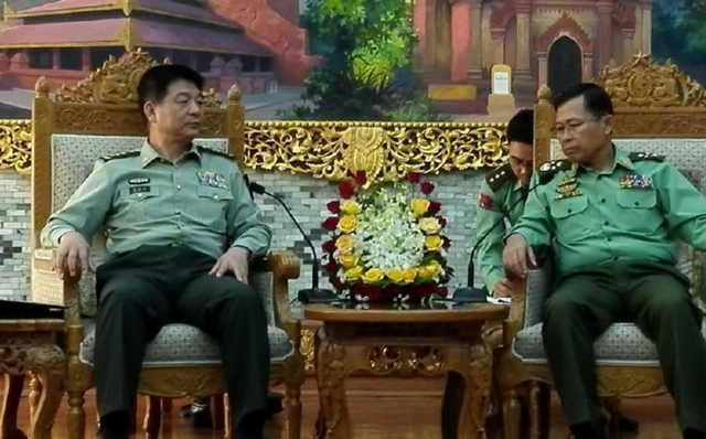 我军西部战区司令访缅甸 要求缅防止流弹落入中国境内