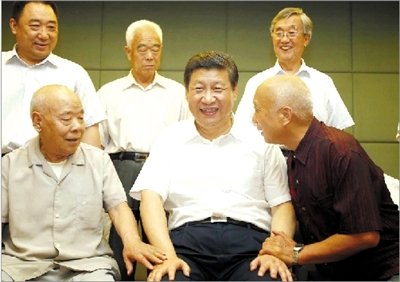 Xi Jinping inspects Heibei to saying to receive ground connection gas to fill surely charge (graph)