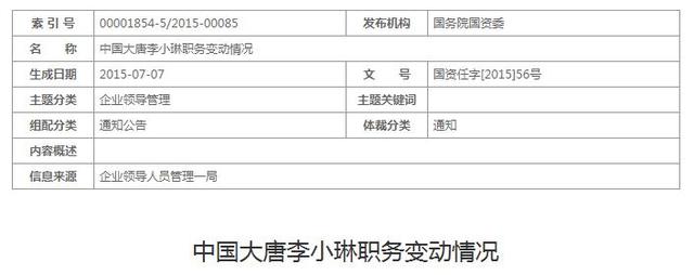 ����ί��ͬ����С��Ϊ�й����Ƽ��Ź�˾���ܾ���