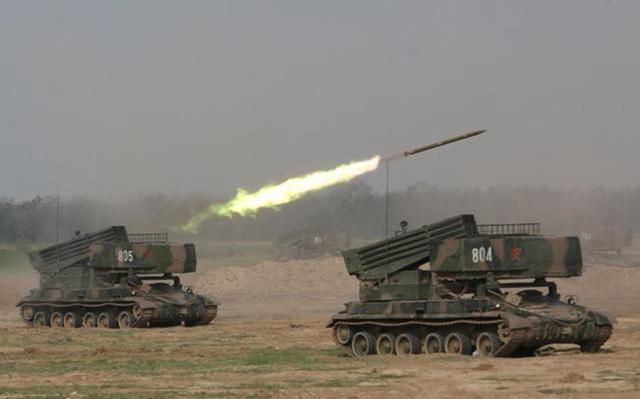 89式122毫米自行火箭炮是非常有中国特色的火箭炮武器.