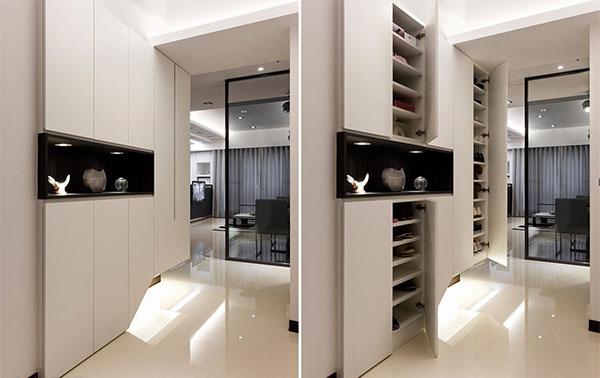 空间公共化收纳私人化的130平轻装现代公寓_新闻_腾讯网