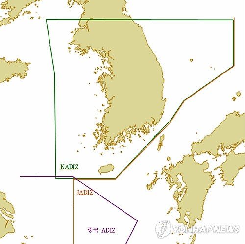 韩国欲扩大防空识别区范围 将覆盖苏岩礁上空
