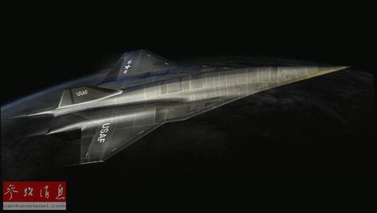 资料图片:SR-72高超音速间谍飞机电脑效果图(美国《大众科学》月刊)