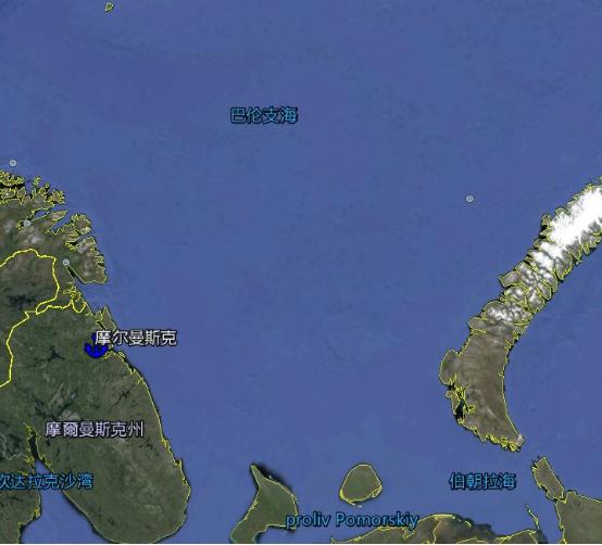 俄罗斯在北极巴伦支海域进行洲际导弹连射试验