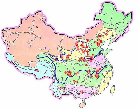 长江流域网络筹资植树区域