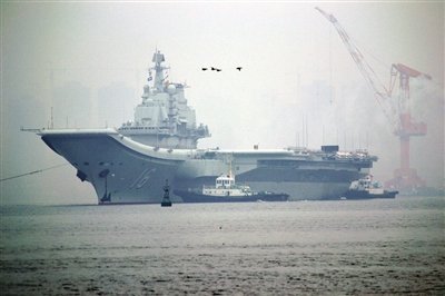 中国4年建成现代化航母军港 成蓝水海军出发地