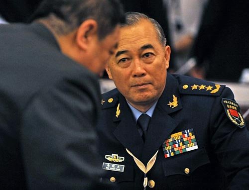 中国空军高层调整:马晓天任司令田修思任政委