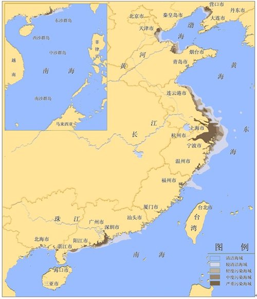 中国海域_中国海域分布