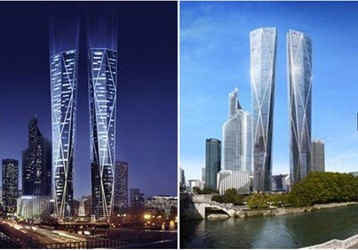 巴黎将建320米双子塔 将成欧洲最高建筑(图)