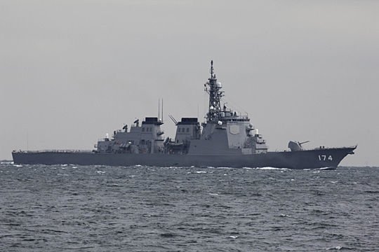 军事站 军事要闻 正文资料图:日本雾岛号宙斯盾驱逐舰 资料图:日本