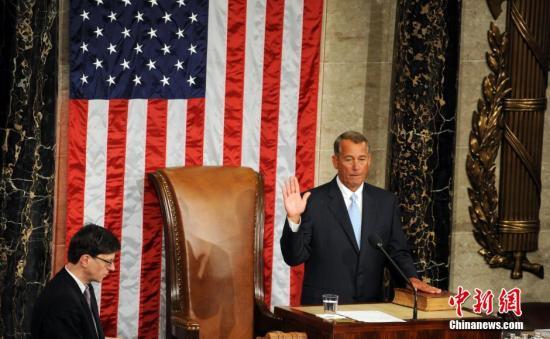 美国众议院议长博纳宣布辞职 系美国第三号人物