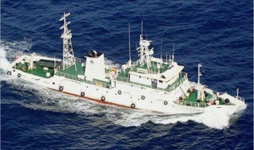 日方中第四艘政船入海域()