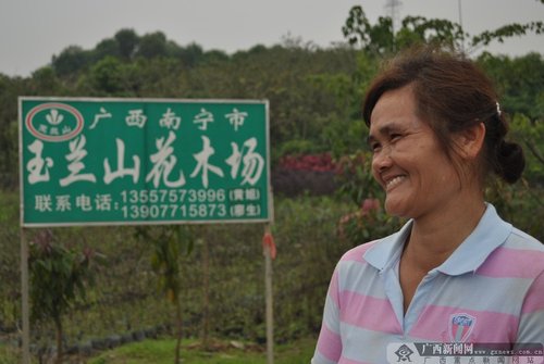 [美丽广西]南宁:苗木种植成规模 十里花廊初成形