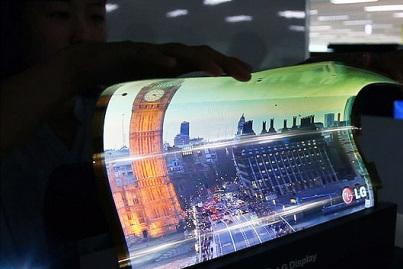 韩国开发首款可弯曲显示屏 卷轴电视将成现实