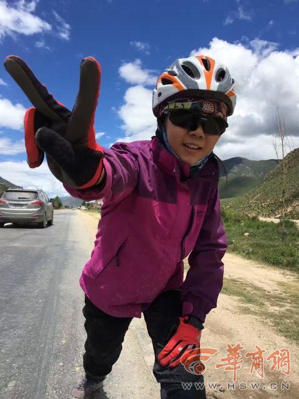 26天2166公里 12岁小女孩和爸爸完成川藏线骑行