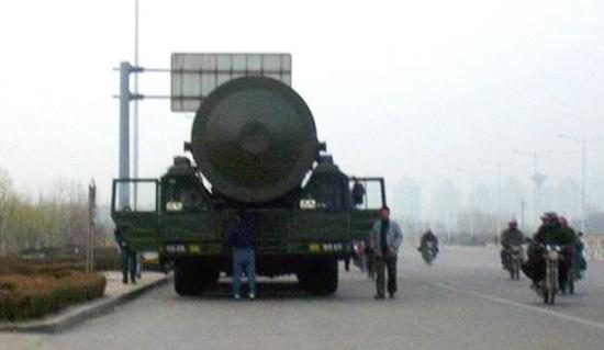 中国二炮核威慑力量仍然偏弱