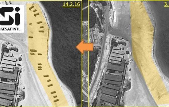 美媒：卫星图曝光中国在永兴岛部署红旗9导弹
