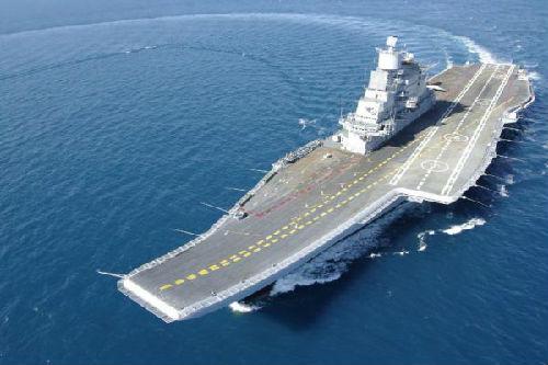 印媒称中印航母竞赛印度正落后:中国建造速度