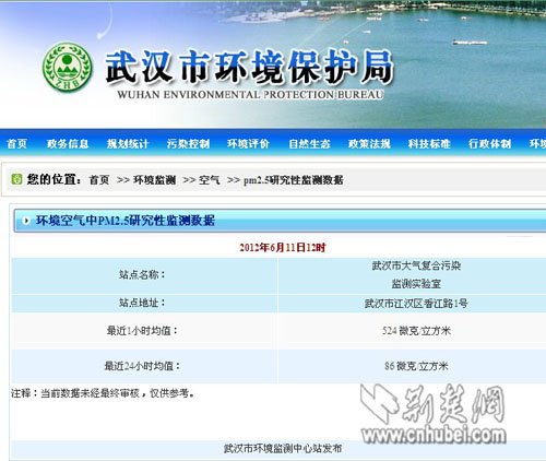 武汉被灰霾包围 官方澄清“氯气泄露”等传言