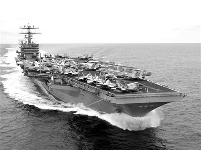 美国三大航母群开赴中东 军方称无关伊朗局势