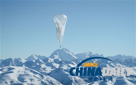 谷歌热气球新西兰南岛升空 为偏远地区提供网