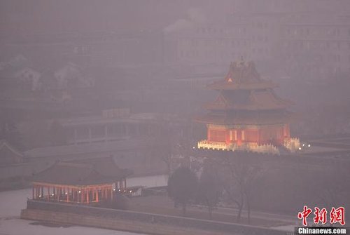 中国大范围雾霾天气即将结束 东北局地暴雪(图)