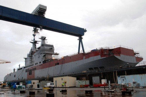 法国第3艘西北风级两栖攻击舰交付 年底入役