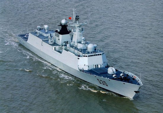 日媒：中国海军2艘护卫舰出现在钓鱼岛附近海域