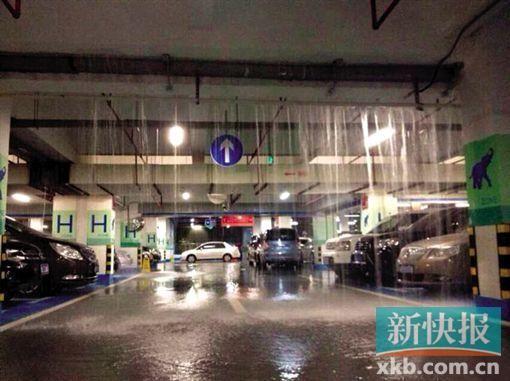 深圳机场受暴雨影响多处漏水 网友质疑工程质