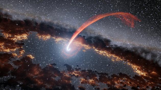 NASA:黑洞吞食恒星后喷火 并释放出庞大能量