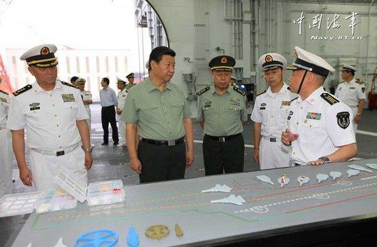 辽宁号舰长:习近平登舰叮嘱要尽快形成战力