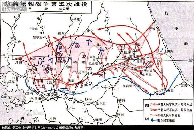 第五次战役示意图