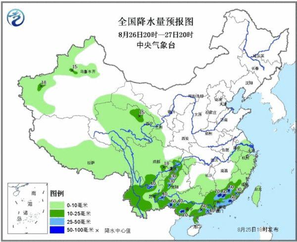 华中将现强降雨 四川盆地江南等地高温趋于结束