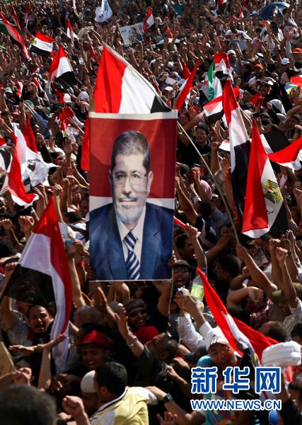 穆兄會候選人穆爾西當選埃及新總統