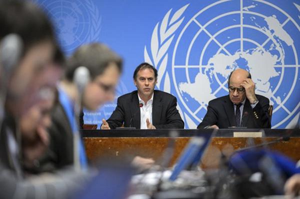 联合国人权高专办公室发言人鲁珀特·科尔维尔（Rupert Colville）1月29日在日内瓦举行的新闻发布会上谈及中非共和国发生的性侵案件。