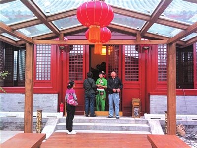 乾泰寺正殿改饭店。曾一智供图