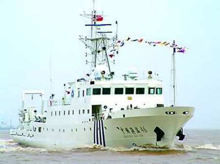 中国海监船驶入钓鱼岛海域巡航 日本紧张应对