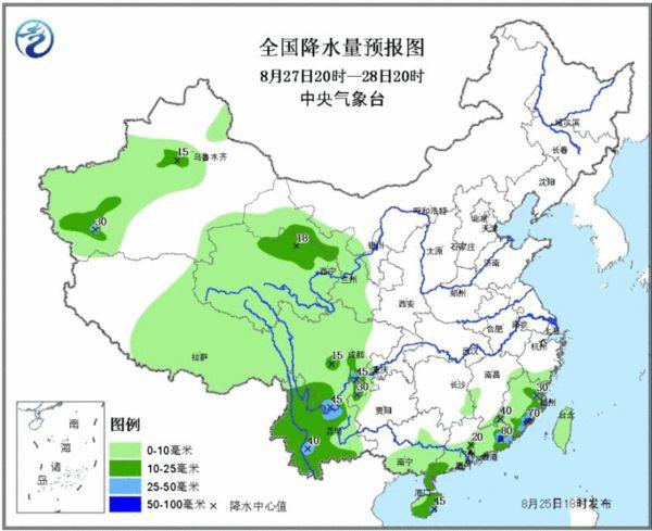 华中将现强降雨 四川盆地江南等地高温趋于结束