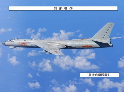 中国军机飞越宫古海峡 日本战机紧急升空(图)