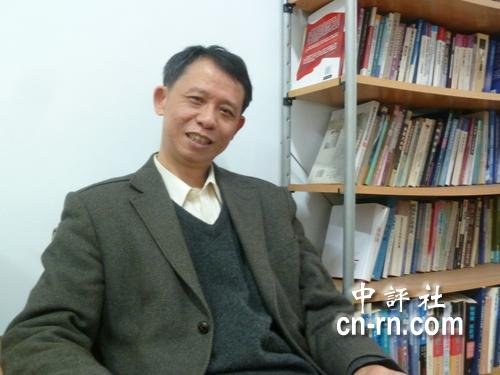 陈世民是战略学者与东亚区域安全专家.(中评社 邹丽泳摄)