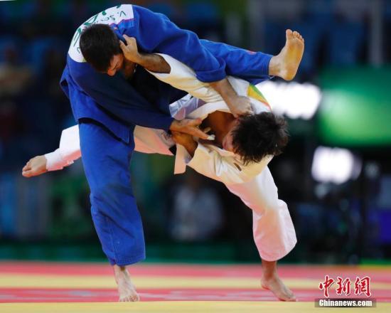 资料图:里约奥运会男子柔道比赛. 中新网记者 盛佳鹏 摄