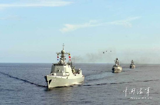 港媒：中国海军将在谈判无效时展示真正战斗力