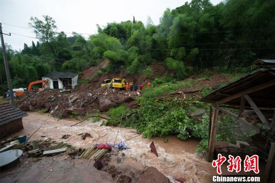 杭州建德山体滑坡6名失联人员均已找到(图)