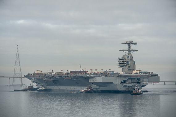 军报:美海军福特号航母对中国威胁难以想象